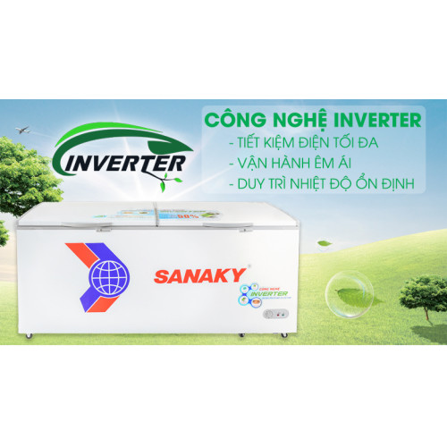 Tủ đông Sanaky Inverter 761 lít VH-8699HY3