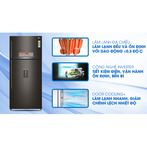 Tủ lạnh LG Inverter 478 lít GN-D602BL