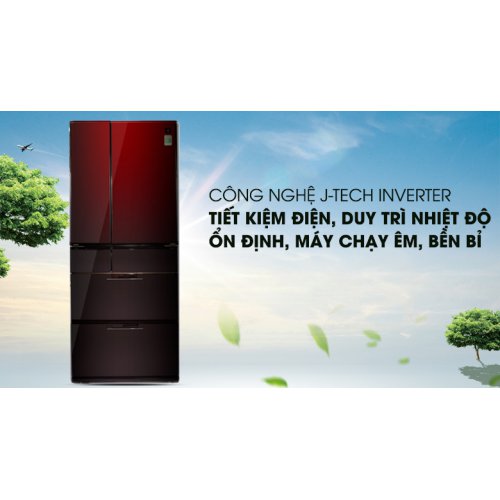 Tủ lạnh Sharp Inverter 470 lít SJ-GF60A-R/T