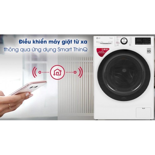 Máy giặt LG Inverter 9 kg FV1409S2W Mới 2020