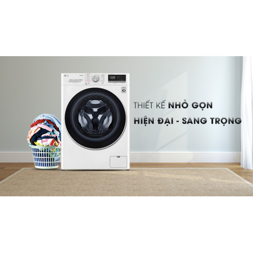 Máy giặt sấy LG Inverter 8.5 kg FV1408G4W