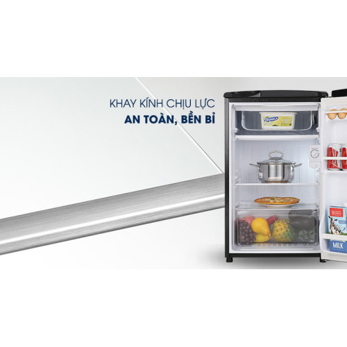 Tủ lạnh Aqua 90 lít AQR-D99FA(BS) 