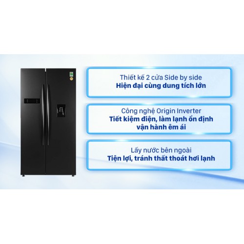 Tủ lạnh Toshiba Inverter 513 lít GR-RS682WE-PMV(06)-MG 