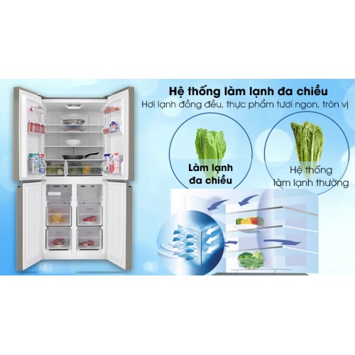 Tủ lạnh Sharp Inverter 401 lít SJ-FXP480VG-CH