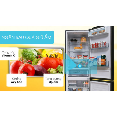 Tủ lạnh Aqua Inverter 324 lít AQR-IG378EB GB