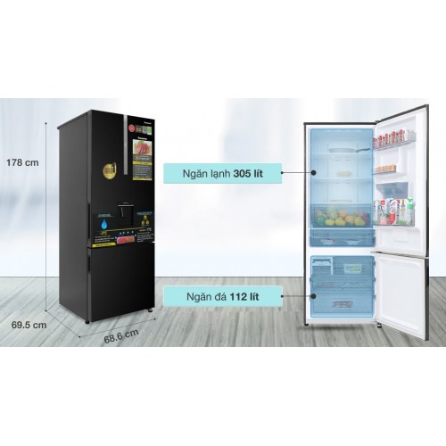 Tủ lạnh Panasonic Inverter 417 lít NR-BX471GPKV 