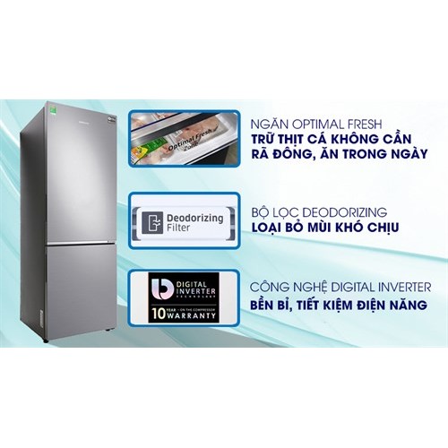 Tủ lạnh Samsung Inverter 310 lít RB30N4010S8/SV 