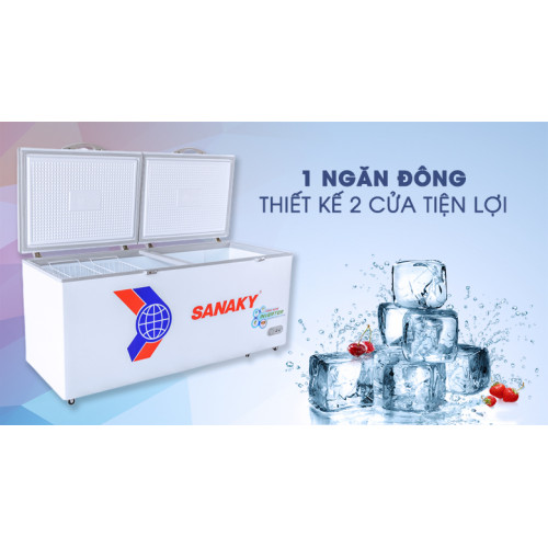 Tủ đông Sanaky Inverter 761 lít VH-8699HY3